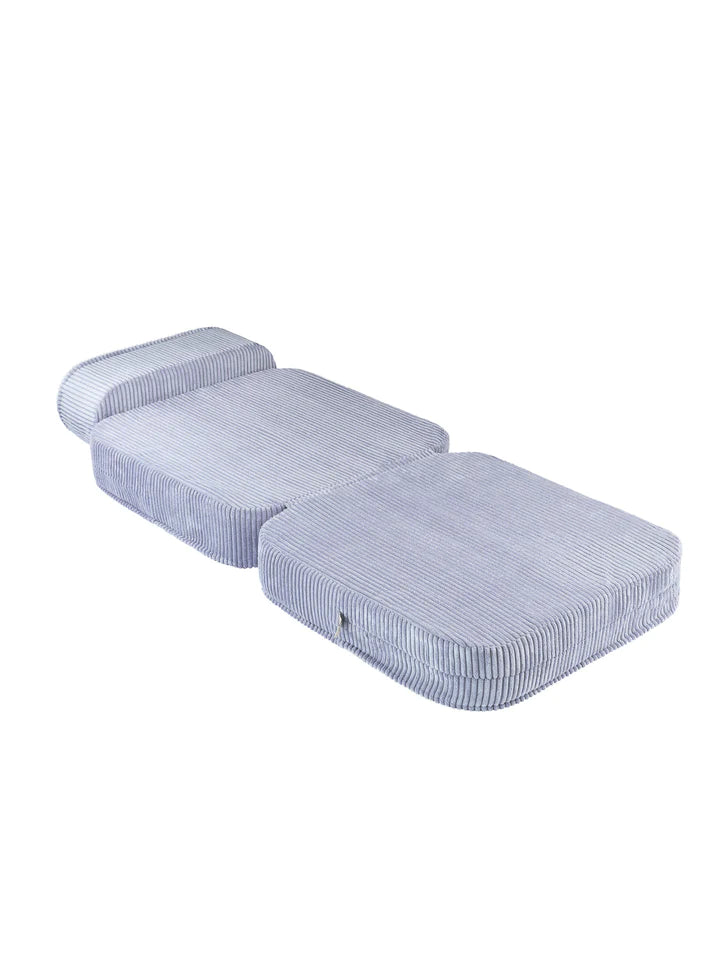 Wigiwama - Beanbag Flip Chair Corduroy Blueberry Blue - Swanky Boutique