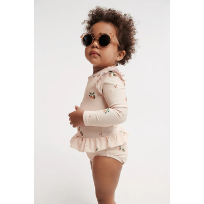 Liewood-Darla Mr. Bear Toddler Sunglasses Rose transparent-Swanky Boutique Malta