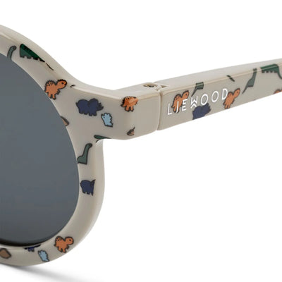 Liewood-Darla Toddler Sunglasses Dinosaur Mist- Swanky Boutique 