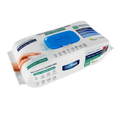 Deep Fresh - Antibacterial Surface Wipes 100-Pack - Swanky Boutique Malta 
