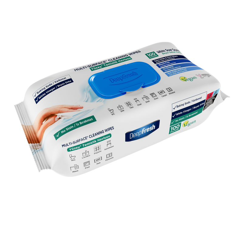 Deep Fresh - Antibacterial Surface Wipes 100-Pack - Swanky Boutique Malta 