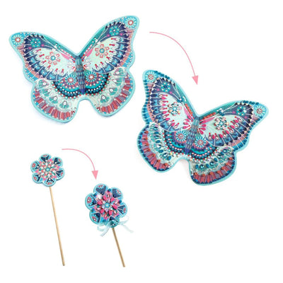 Djeco - Creative Activity Kit, Do It Yourself - Make Your Own Fairy Wings - Swanky Boutique Malta 