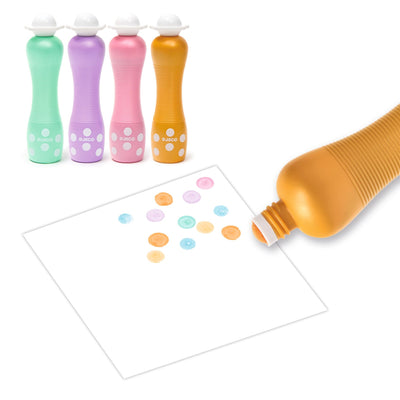 Djeco- Chunky Foam Markers, Ultra Washable- 4 Pack- Pearly -Swanky Boutique Malta
