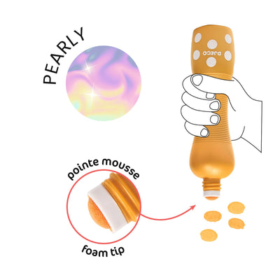 Chunky Foam Dot Markers (Ultra Washable), 4 Pack - Pearly Effect