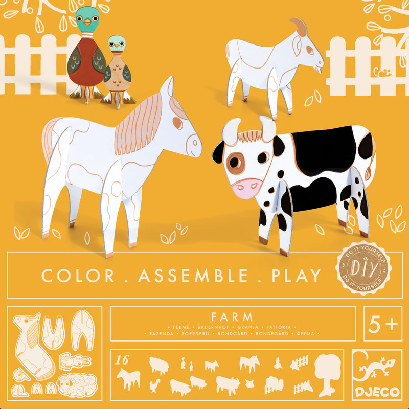 Djeco Creative Kit Farm - Swanky Boutique 
