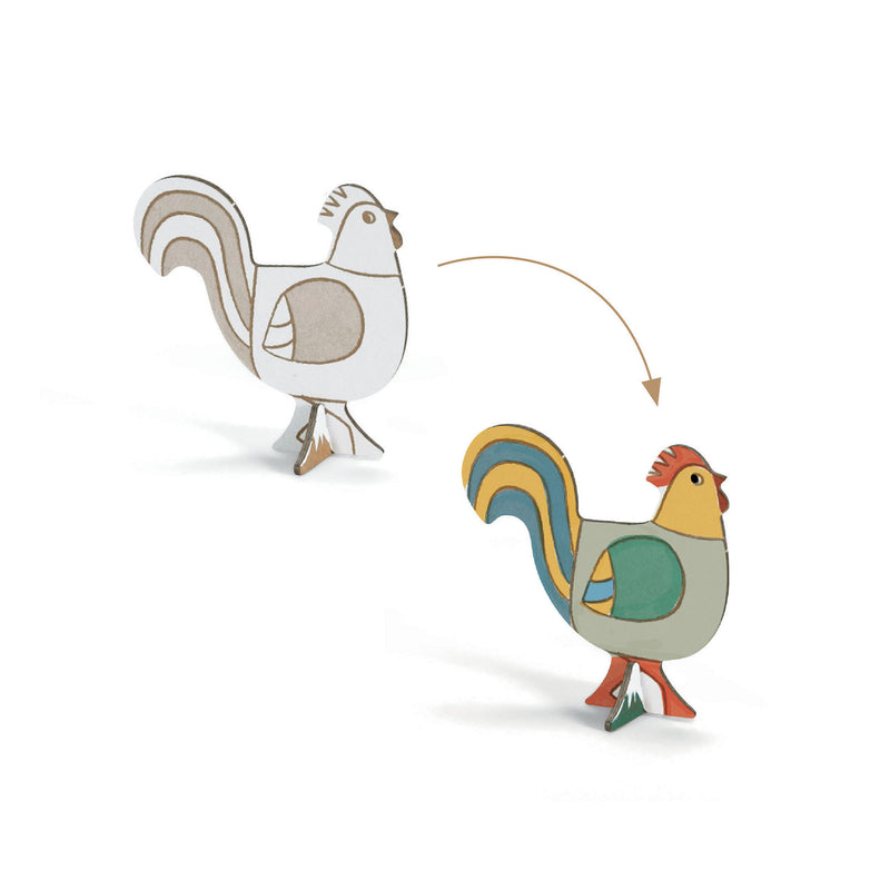Djeco Creative Kit Farm - Swanky Boutique 