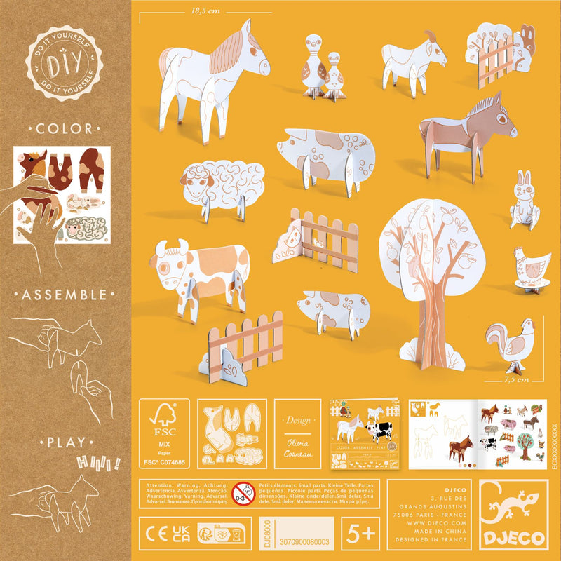 Djeco Creative Kit Farm - Swanky Boutique 