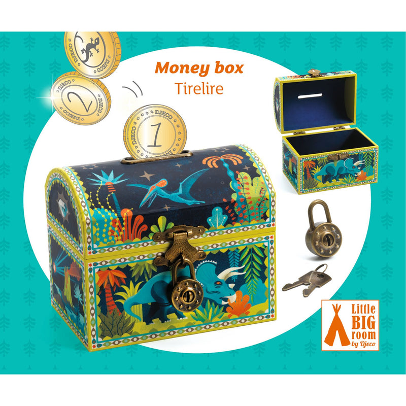 Djeco Dinosaur Piggy Bank - Swanky Boutique
