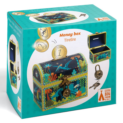 Djeco Dinosaur Piggy Bank - Swanky Boutique