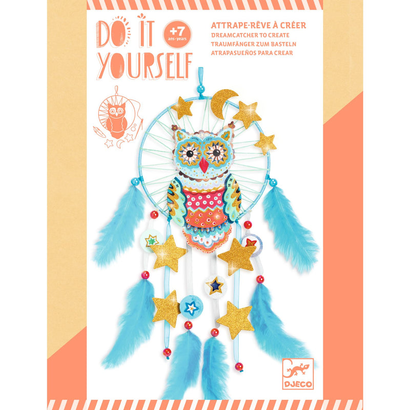 Djeco Do It Yourself Dreamcatcher to Create - Golden Owl - Swanky Boutique Malta
