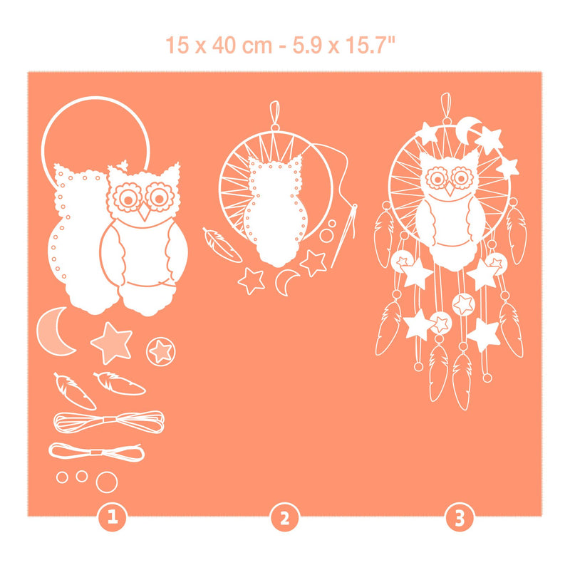 Djeco Do It Yourself Dreamcatcher to Create - Golden Owl - Swanky Boutique Malta