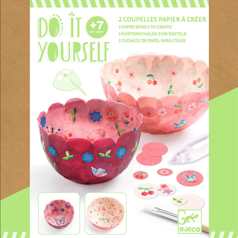 Djeco Do It Yourself Paper Bowls - Swanky Boutique 