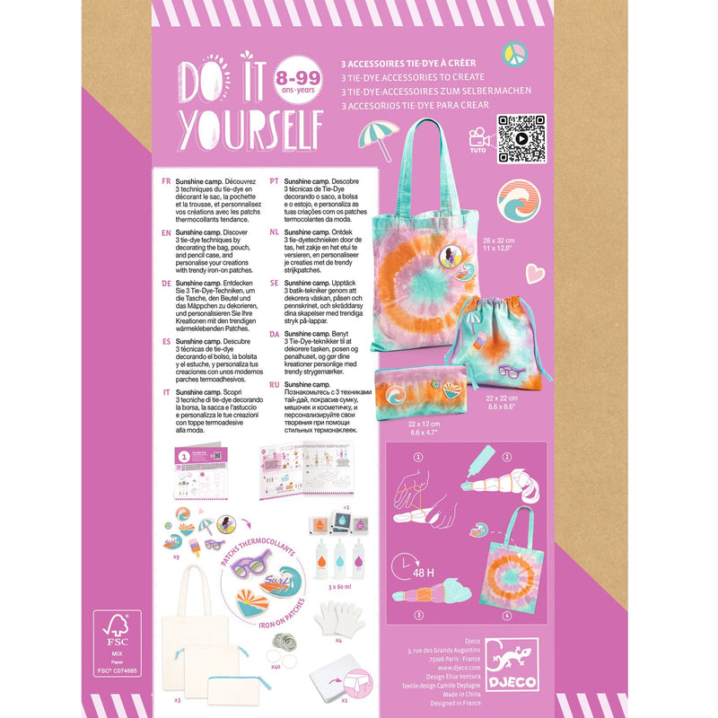 Djeco Do It Yourself Tie Die Kit - Swanky Boutique 