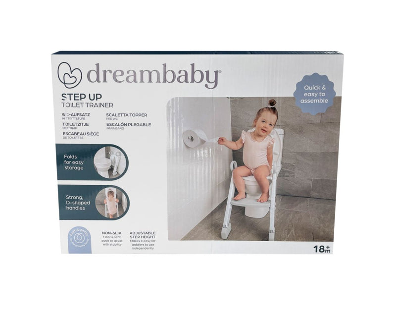 Dreambaby Step-Up Toilet Topper - Grey/White - Swanky Boutique Malta 