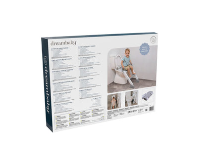Dreambaby Step-Up Toilet Topper - Grey/White - Swanky Boutique Malta 