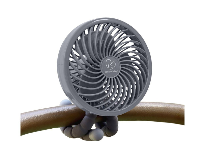 Stroller Smart Grip Deluxe Clip-On Fan - Grey