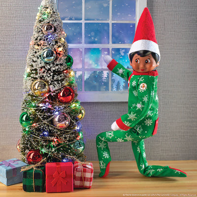 Elf on the Shelf Claus Couture Collection Snowflake Snuggle PJs - Swanky Boutique 