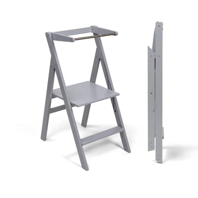 Ette Tete - Step & Fold - Foldable Helper Tower With Adjustable Height - Grey - Swanky Boutique Malta 