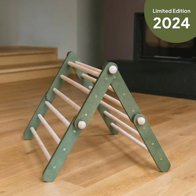 Ette Tete Pikler Triangle - Modifiable climbing frame MOPITRI (No Ramp) - Green - Swanky Boutique