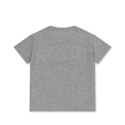 Konges Sloejd - famo tee - grey melange - Swanky Boutique