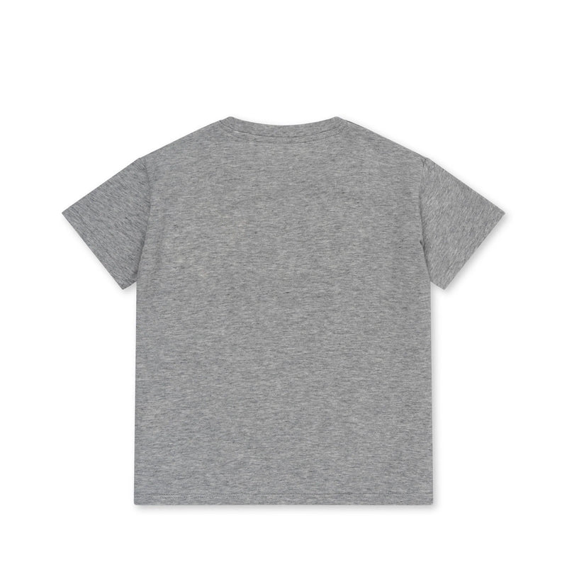 Konges Sloejd - famo tee - grey melange - Swanky Boutique