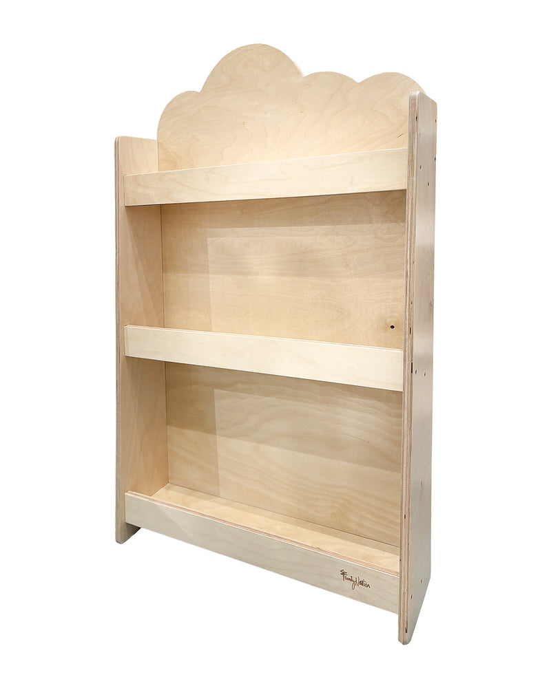 Family Nation Montessori Frontal Bookcase Cloud Birch Wood - Swanky Boutique