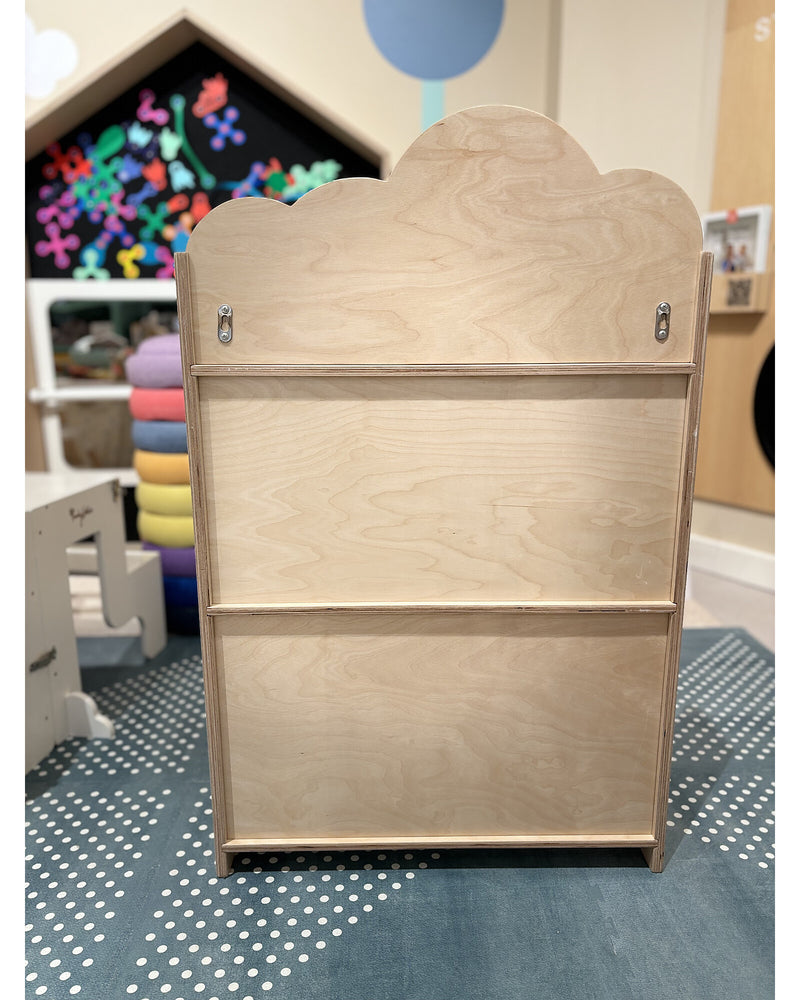 Family Nation Montessori Frontal Bookcase Cloud Birch Wood - Swanky Boutique