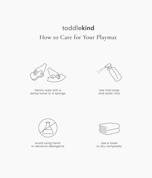 Toddlekind - Premium Foam Playmats | Tulum - Bone - Swanky Boutique