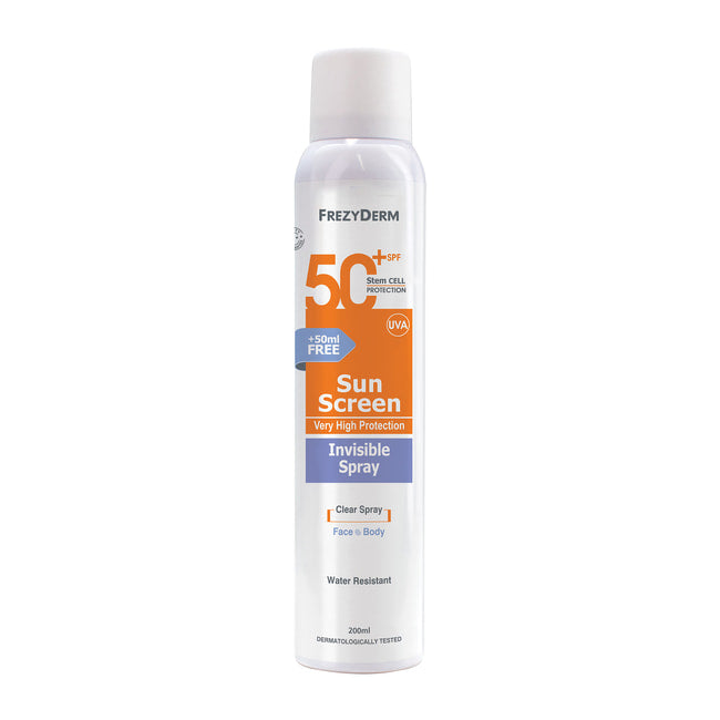 Frezyderm Sun Screen Invisible Spray SPF 50 - Swanky Boutique 