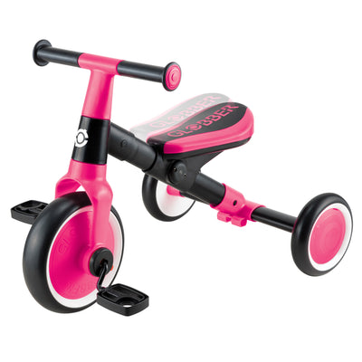 Globber Learning Trike 2 in 1 Fuchsia - Swanky Boutique