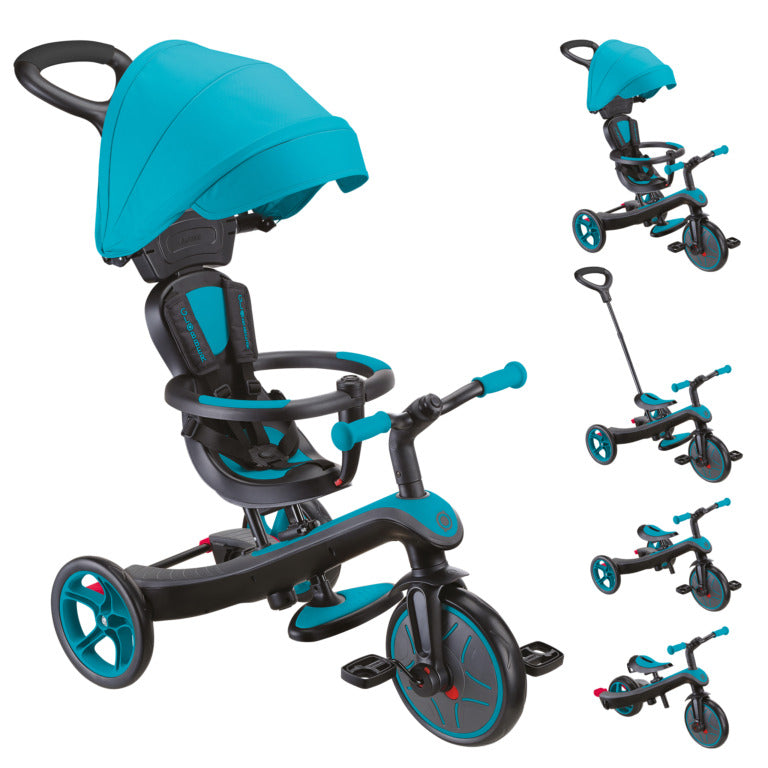 Trike 4-in-1, Explorer (10M-5Y) - Teal