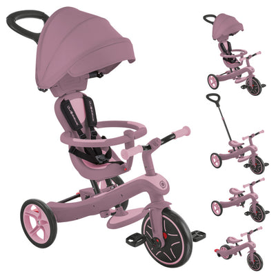 Trike 4-in-1, Explorer ECOLOGIC (10M-5Y) - Berry