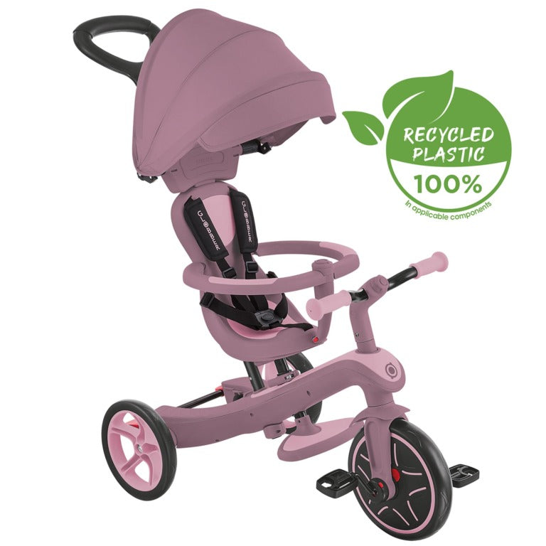 Trike 4-in-1, Explorer ECOLOGIC (10M-5Y) - Berry