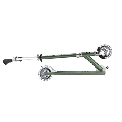 Globber FLOW ELEMENT LIGHTS Olive - Swanky Boutique Malta