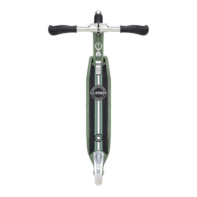 Scooter 2-Wheels, Flow Element Lights (5+ Years) - Olive