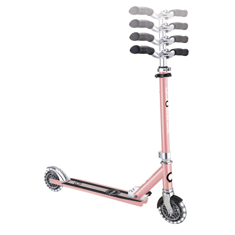 Scooter 2-Wheels, Flow Element Lights (5+ Years) - Rose Gold