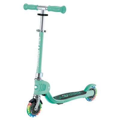 Globber FLOW FOLDABLE JUNIOR LIGHTS Mint - Swanky Boutique Malta