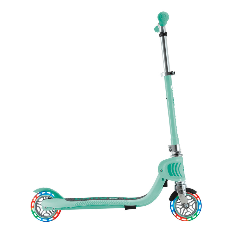 Globber FLOW FOLDABLE JUNIOR LIGHTS Mint - Swanky Boutique Malta