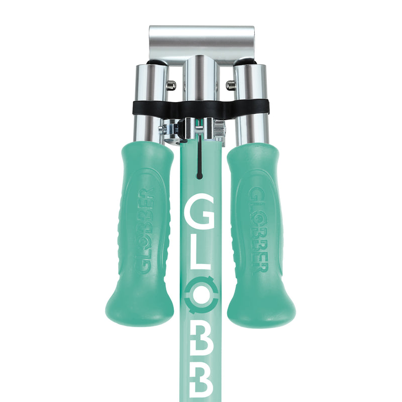 Globber FLOW FOLDABLE JUNIOR LIGHTS Mint - Swanky Boutique Malta