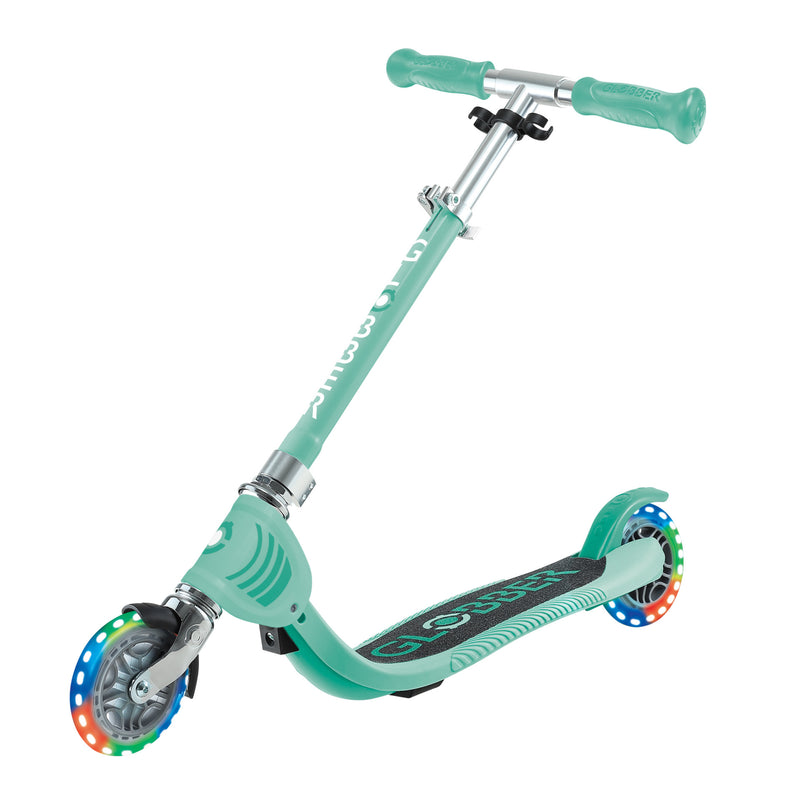 Scooter 2-Wheels, Flow Foldable Junior Lights (3+ Years) - Mint
