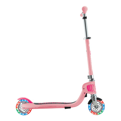Scooter 2-Wheels, Flow Foldable Junior Lights (3+ Years) - Pastel Pink