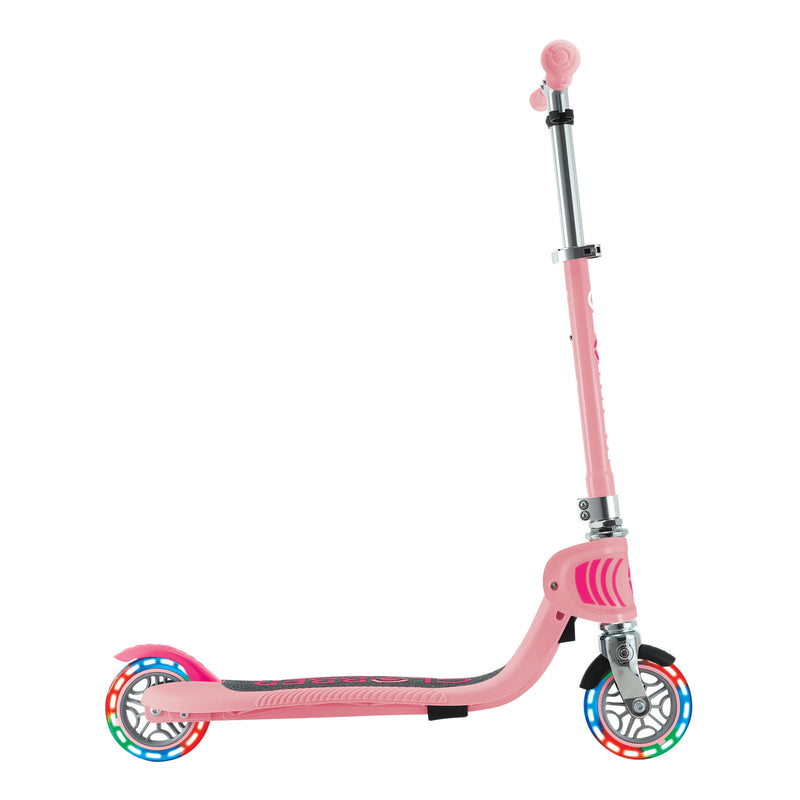 Scooter 2-Wheels, Flow Foldable Junior Lights (3+ Years) - Pastel Pink