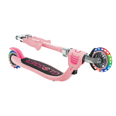 Globber FLOW FOLDABLE JUNIOR LIGHTS Pastel Pink - Swanky Boutique Malta