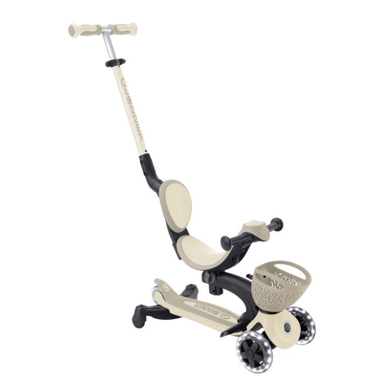 Globber GO•UP BABY LIGHTS 360° Taupe - Swanky Boutique Malta 