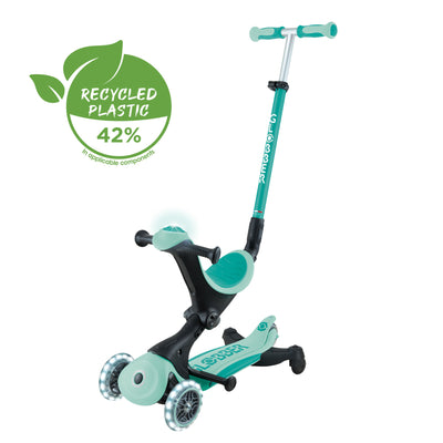 Globber GO•UP DELUXE LIGHTS 360° Mint - Swanky Boutique Malta