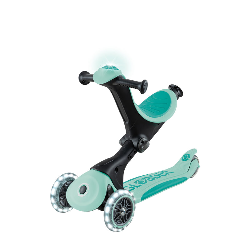 Globber GO•UP DELUXE LIGHTS 360° Mint - Swanky Boutique Malta