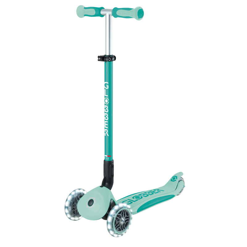 Globber GO•UP DELUXE LIGHTS 360° Mint - Swanky Boutique Malta