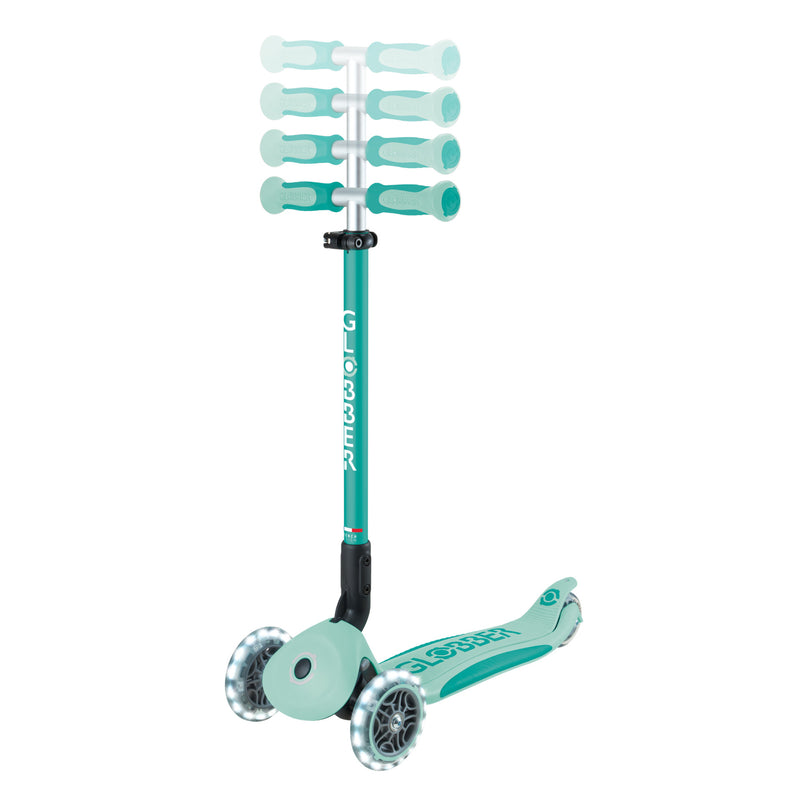 Globber GO•UP DELUXE LIGHTS 360° Mint - Swanky Boutique Malta
