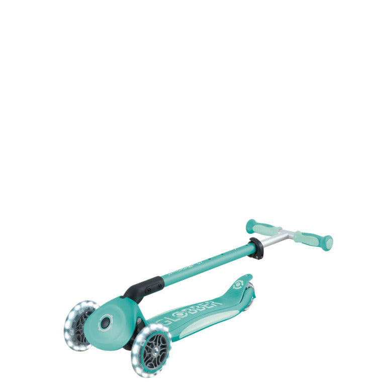 Globber GO•UP DELUXE LIGHTS Dark Mint - Swanky Boutique Malta