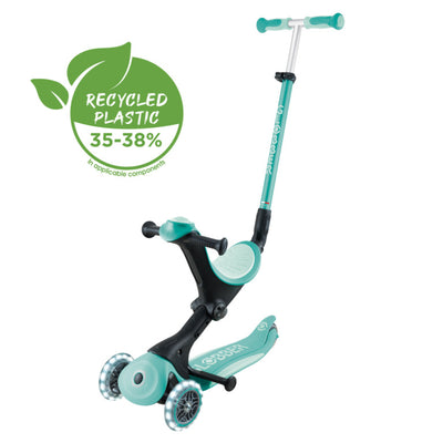 Globber GO•UP DELUXE LIGHTS Dark Mint - Swanky Boutique Malta